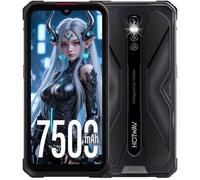 Telephone Portable Incassable HOTWAV Cyber 9 Pro 8Go+128Go 6,3"" 7500mAh Smartphone Android 11 48MP Dural SIM 4G/NFC/IP68/IP69K Noir