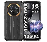 Telephone Portable Incassable OUKITEL G7 24GB+256GB 6,52'' Écran 10600mAh 64MP Caméra Smartphone Robuste Double SIM 4G/NFC/GPS Noir