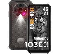 Ulefone Armor X16 Téléphone Portable Incassable 12Go+128Go10360mAh 6,56" NFC Noir Noir