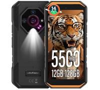 Telephone Portable Incassable Ulefone Armor X32 12+128Go 5.65'' 5500mAh 48MP Vision Nocturne Smartphone Robuste Dual SIM/NFC Orange