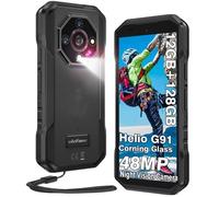 Telephone Portable Incassable Ulefone Armor X32 12Go+128Go 5.65'' FHD+ 5500mAh Smartphone 48MP Vision Nocturne Dual SIM/NFC Noir