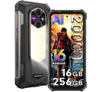 Telephone Portable Incassable Ulefone Rugking 5 Pro 16GO+256GO 6.78"" 20000mAh Smartphone Robuste Android 16 5G WIFI/NFC/AI/GPS Noir