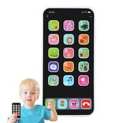 Téléphone Portable Jouet- Écran Tactile LED, Lumières Sonores, Interactif Durable, Apprentissage | jouetTéléphone for Amusement, Apprentissage Chiffres Et Lettres, Coordination Motrice Et Je