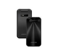 Logicom Téléphone portable Fleep 460 – 4G Double nano SIM 1,77" 128 Mo Noir