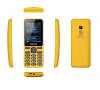 Téléphone portable Maxcom MM139Y 2G, écran 2,4' couleur jaune
