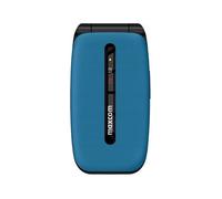 Maxcom Téléphone portable MM828 – 4G – double SIM – écran 2,4" – Bouton SOS – Bleu