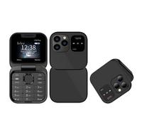 Téléphone Portable Mini Avec Écran 1.77 Pouces Dual SIM Bluetooth FM 1000mAh Noir YONIS