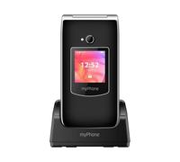 myPhone Téléphone portable Rumba 2 Clapet 2,4" Grandes touches, Bouton SOS, Bluetooth Noir