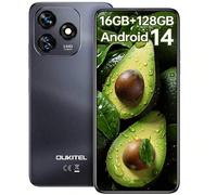 Téléphone portable OUKITEL C51 débloqué sans carte SIM, écran HD+ de 6,8 pouces, 16 (4 + 12) Go + 128 Go / 1 To, Android 14, double carte SIM, 4G, appareils photo 13 Mpx + 5 Mpx, 5150 mAh, reconnaissa