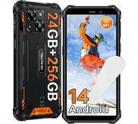 Téléphone portable OUKITEL WP32 Pro,Android 14,double SIM,256 Go ROM,1 To,24(6+18)Go RAM,6300mAh Smartphone,NFC,portefeuille vert G