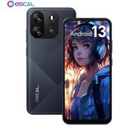 Smartphone pas cher Oscal FLAT 1C 6,517 pouces 4Go+32Go/SD 1To 8MP+5MP 4700mAh Android 13 Dual SIM Face ID/OTG - Noir Noir G