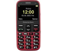 Téléphone portable pour séniors Primo 368 - DORO - Rouge - Touche SOS