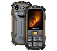 Téléphone portable renforcé Batterie 3500mAh Étanche IP68 Bouton SOS Hammer Noir / Orange