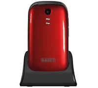 Téléphone Portable SAIET FOCUS 2,8" Flip Actif SOS Boutons GRANDS Rouge