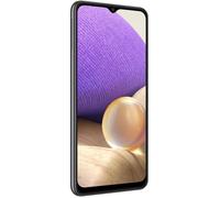 Téléphone portable SAMSUNG GALAXY A32 de couleur noire, double SIM, 5G, écran de 6,5 pouces avec panneau LCD et résolution HD + de
