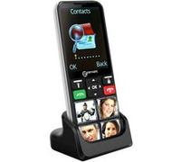 Téléphone Portable Senior 4G - Boutons SOS - Mémoires Photos Geemarc Noir