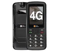 Bea-Fon Téléphone portable senior M9 4G – Étanche IP68 – Double SIM – 128 Go – Noir
