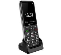 Geemarc Téléphone Portable Senior - Compatible Appareils Auditifs - Bouton SOS