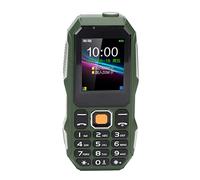 Téléphone Portable Senior débloqué, écran HD de 1,8 Pouces, Grand Klaxon, Téléphone Portable, Batterie 5800 MAh, Téléphone de Base Senior avec Lampe de Poche Puissante (OD Vert)