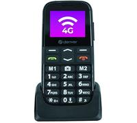 Téléphone portable Seniors 4G - Denver - Grandes touches - Bouton SOS - Station de charge - GSM - Bluetooth