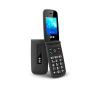 SPC Titan 2 - Téléphone Portable Senior 4G à clapet Grandes Touches, Son 105 DB et écran 2,4’’ | Facile à Utiliser et Configuration à Distance | 3 Contacts directs | Batterie jusqu'à 7 Jours - Noir