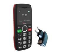 Téléphone portable TTfone TT880 avec gros boutons et bouton d'assistance SOS, Noir (avec chargeur secteur)