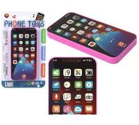 Téléphone pour enfants avec lumière et musique rose