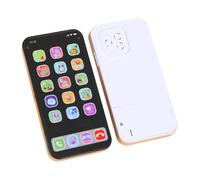 Téléphone pour | Jouet d'apprentissage À Écran Tactile | Cadeaux De Jouets Téléphoniques À Écran Tactile avec Double Appareil Photo | Apprendre des Téléphones Intelligents avec De La Lumière E