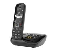 Téléphone répondeur sans fil Gigaset AS690A - noir