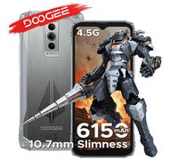 DOOGEE Blade10 Pro Energy téléphone robuste 32GB 256GB 6.56 "HD + écran 6150mAh grande batterie 50MP AI caméra Android 15 NFC 6GB 256GB Black