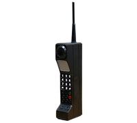 Téléphone rétro en Fer Blanc, Accessoire de cinéma, 33 x 7, 6 x 5 cm, Style rétro, léger et Portable, idéal pour Les fêtes et Les scènes de cinéma.