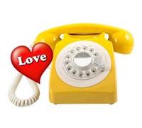 téléphone rétro GPO 746 moutarde G