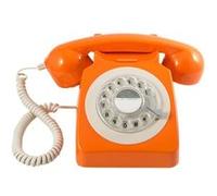 téléphone rétro GPO 746 orange G