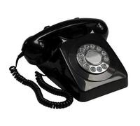 Téléphone rétro - GPO - GPO 746 - Noir - Combiné unique - Sonnerie authentique