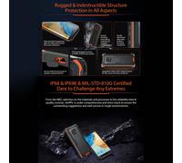 Téléphone Robuste 5,7'' Smartphone Antichoc Android 11 Durci Étanche IP68 + SD 4Go Vert YONIS