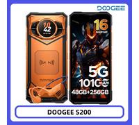 Doogee Smartphone S200 – 48+256 Go, 6,72'' 120Hz, Dimensity 7050, 100 MP – VIP Edition Gra