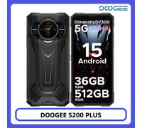 Téléphone robuste DOOGEE S200 Plus, 36 Go de RAM + 512 Go de ROM, Dimensity 7300, 11000 mAh, 66 W, 6,72 pouces, 120 Hz, Dimensity 7300, 100 MP, NFC, Smartphone 16GB 512GB Red