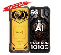 Version Globe DOOGEE S200 X 5G téléphone robuste 6.72 "dimensionnée 7050 1.32" AMOLED affichage arrière 12GB 512GB 10100mAh batterie téléphone VIP Edition Yellow