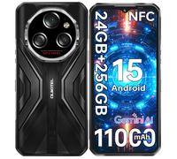 Téléphone robuste OUKITEL WP55S, débloqué, 24 Go + 256 Go/512 Go, Android 15, batterie 11000 mAh, appareil photo principal 64 MP + 32 MP, 6,6 pouces, 120 Hz, smartphone robuste, étanche IP68/69K, 4G B