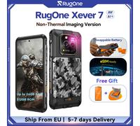 Téléphone robuste RugOne Xever 7 5G, 512 Go de ROM, 12+12 Go de RAM, Smartphone Android 15, écran AMOLED 6,67 pouces 120 Hz, batterie interchangeable 5500 mAh, caméra de vision nocturne 64 MP, noir
