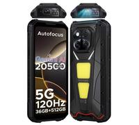 Telephone Robustee DOOGEE V MAX PLAY-6.78""-36Go+512Go-200MP-20500mAh-Android 15 Smartphon Incassable-IP68-Double SIM 5G-Noir