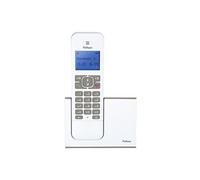 Téléphone sans fil, 1 combiné PDX-8400TE Blanc-Taupe