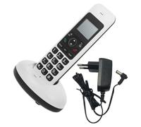 Téléphone sans Fil à Gros Boutons pour Bureau, Écran LCD | ABS et Aimant, Alimentation Aaa et Ac220, Affichage Clair, Extensible, pour Personnes Âgées et Vue Faible