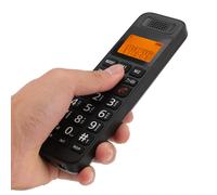 Téléphone sans fil à grosses touches avec écran LCD, haut-parleur, fiche EU
