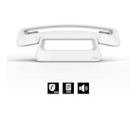 Alcatel Téléphone sans fil DECT Epure Iconic – Grand écran, mains-libres, blocage des appels – Blanc