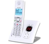 Téléphone sans fil - ALCATEL - F530 Voice - Répondeur, blocage d'appels, mains libres, 2 mémoires directes, Blanc/Gris