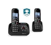 Téléphone sans fil AMPLICOMMS Téléphones fixes DUO répondeur Amplicomm