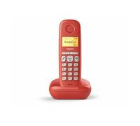 Téléphone sans fil analogique DECT A 170 avec identification de l'appelant Rouge