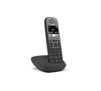 Téléphone sans fil analogique DECT AS690 avec identification de l'appelant Noir Gris