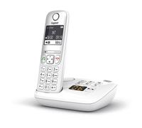 Gigaset Téléphone fixe AS690 A – Sans fil, Répondeur, Mains‑libres, ID d'appelant – Blanc